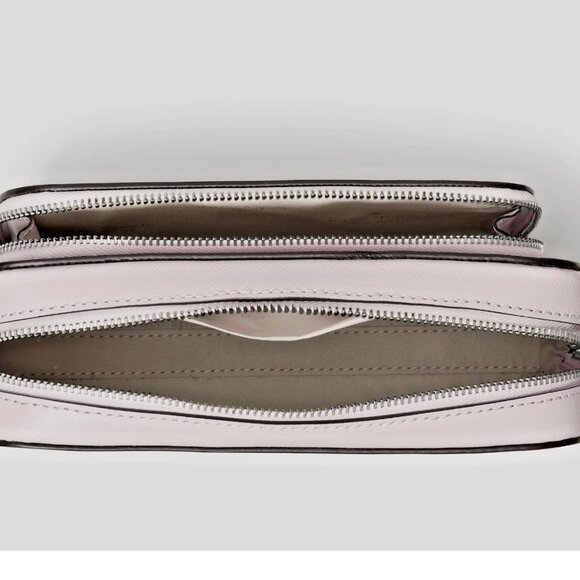 New Kate Spade Staci Dual Zip Around Crossbody Saffiano Leather Lilac Moonlight - Picture 6 of 6